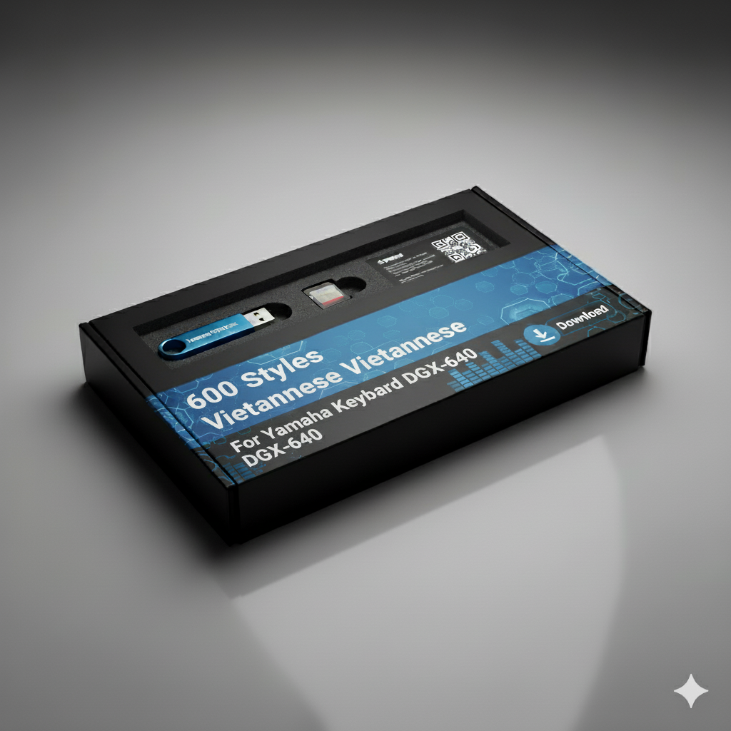 600 Style Vietnamese for Keyboard Yamaha DGX-640 - Download