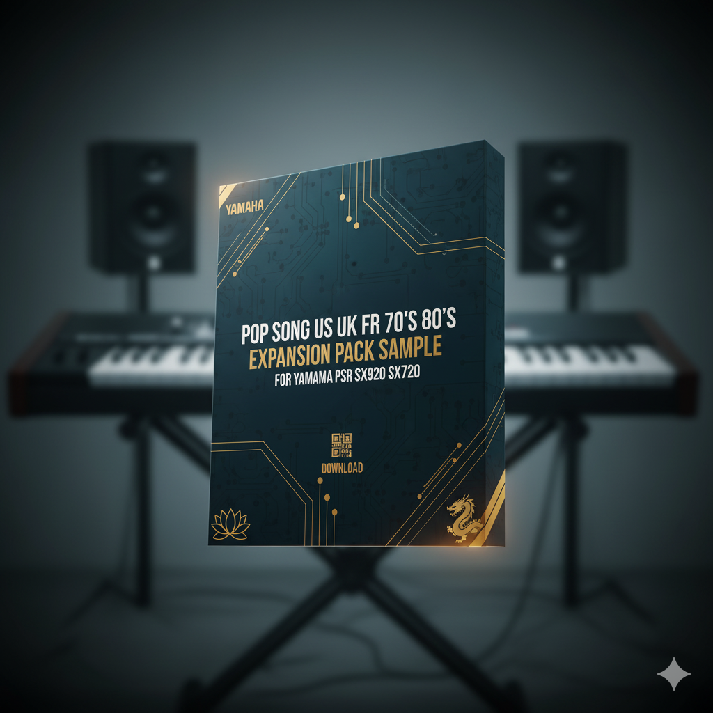 Pop song US UK FR 70's 80's Expansion Pack Sample For Yamaha PSR SX920 SX720 Download