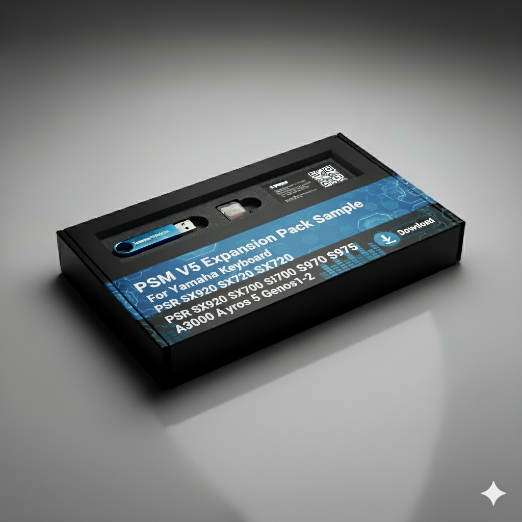 PSM V5 Expansion Pack Sample For Yamaha Keyboard PSR SX920 SX720 SX900 SX700 S970 S975 A3000 A5000 Tyros 5 Genos1-2 Download