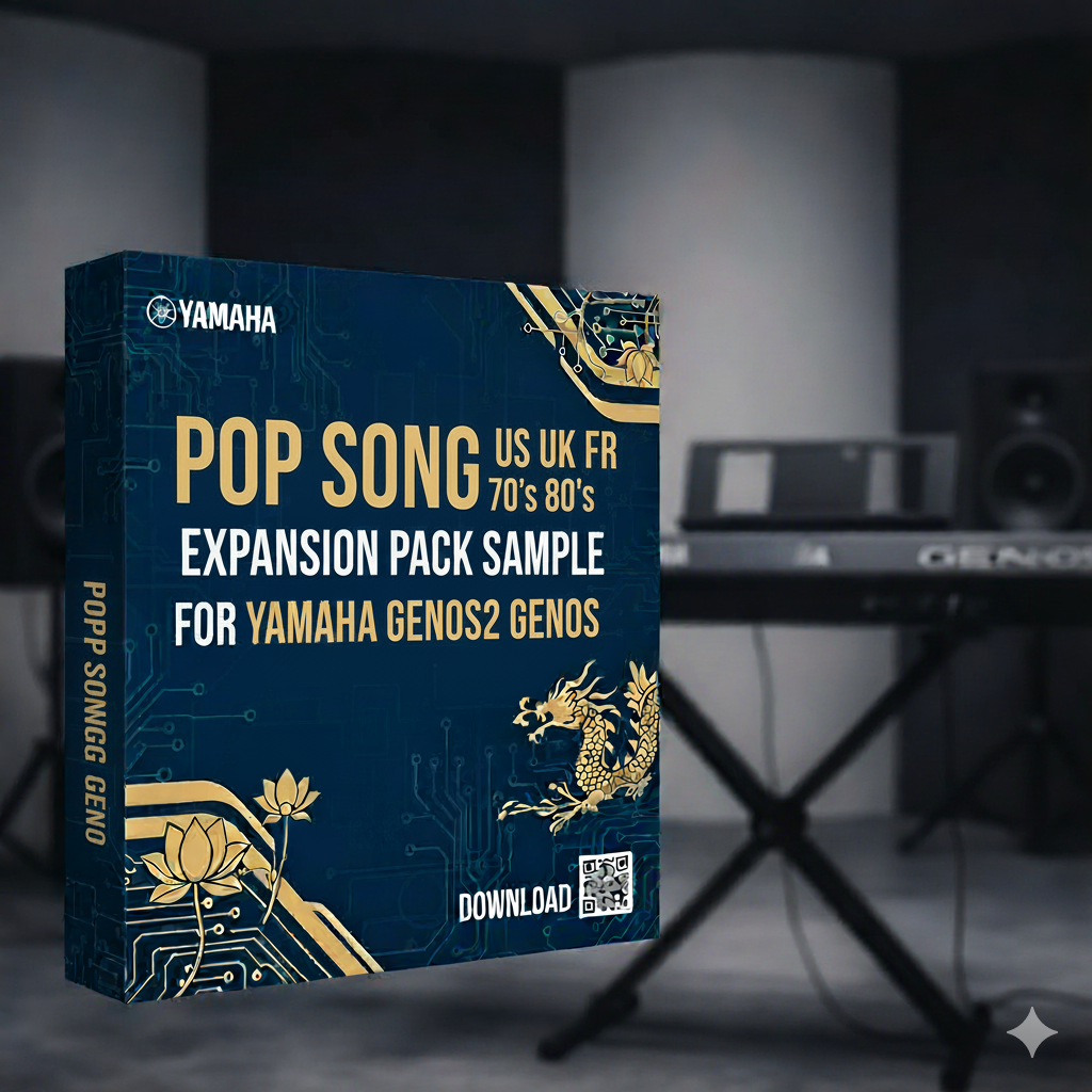 Pop song US UK FR 70's 80's Expansion Pack Sample For Yamaha Genos2 Genos Download