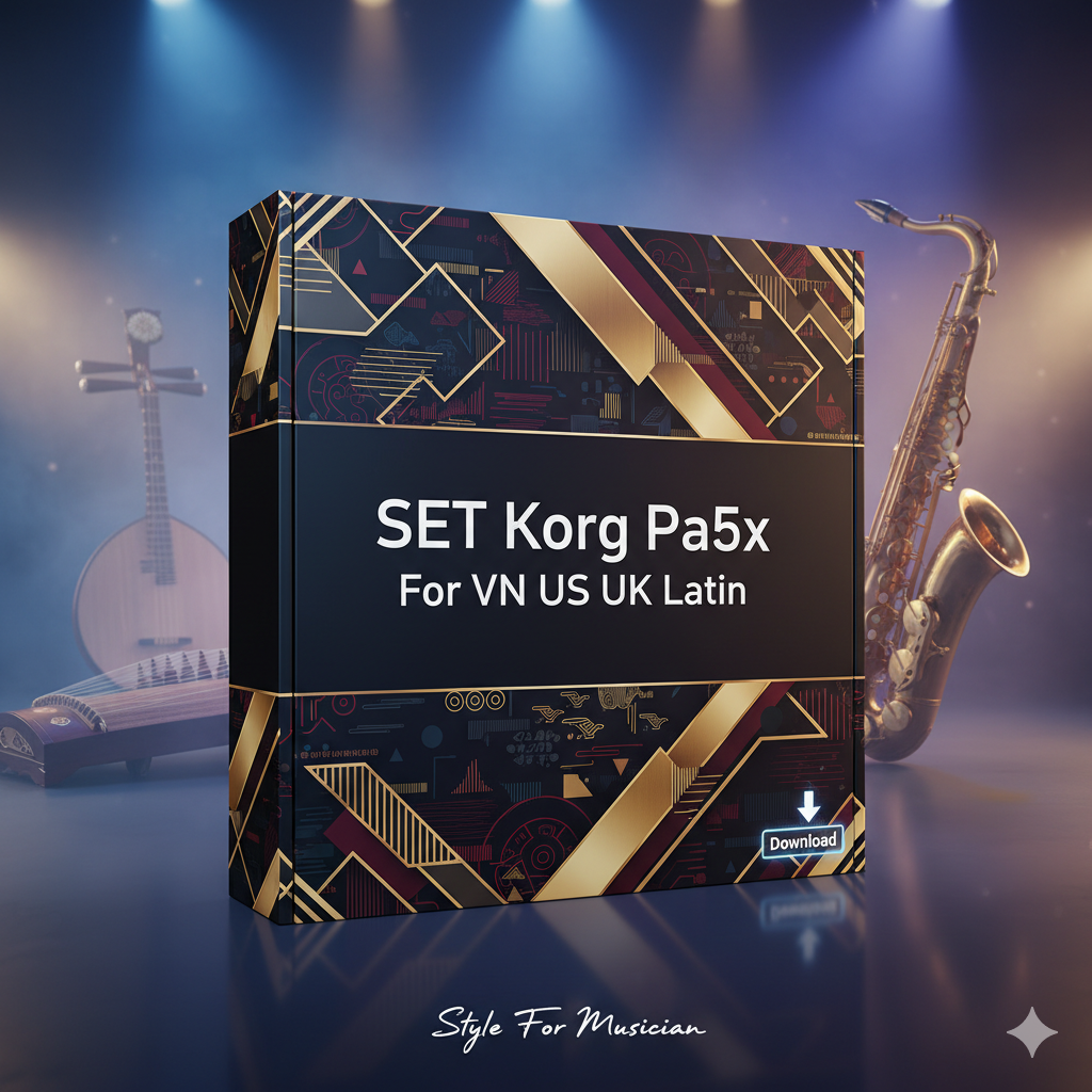 Set Korg Pa5x For VN US UK Latin Download