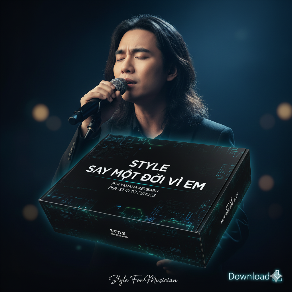 Style Say Một Đời Vì Em - For Yamaha Keyboard PSR-S770 S970 S775 S975 S950 S750 Tyros12345 SX920 SX720 SX900 SX700 A3000 A5000 Genos1 Genos2 Download