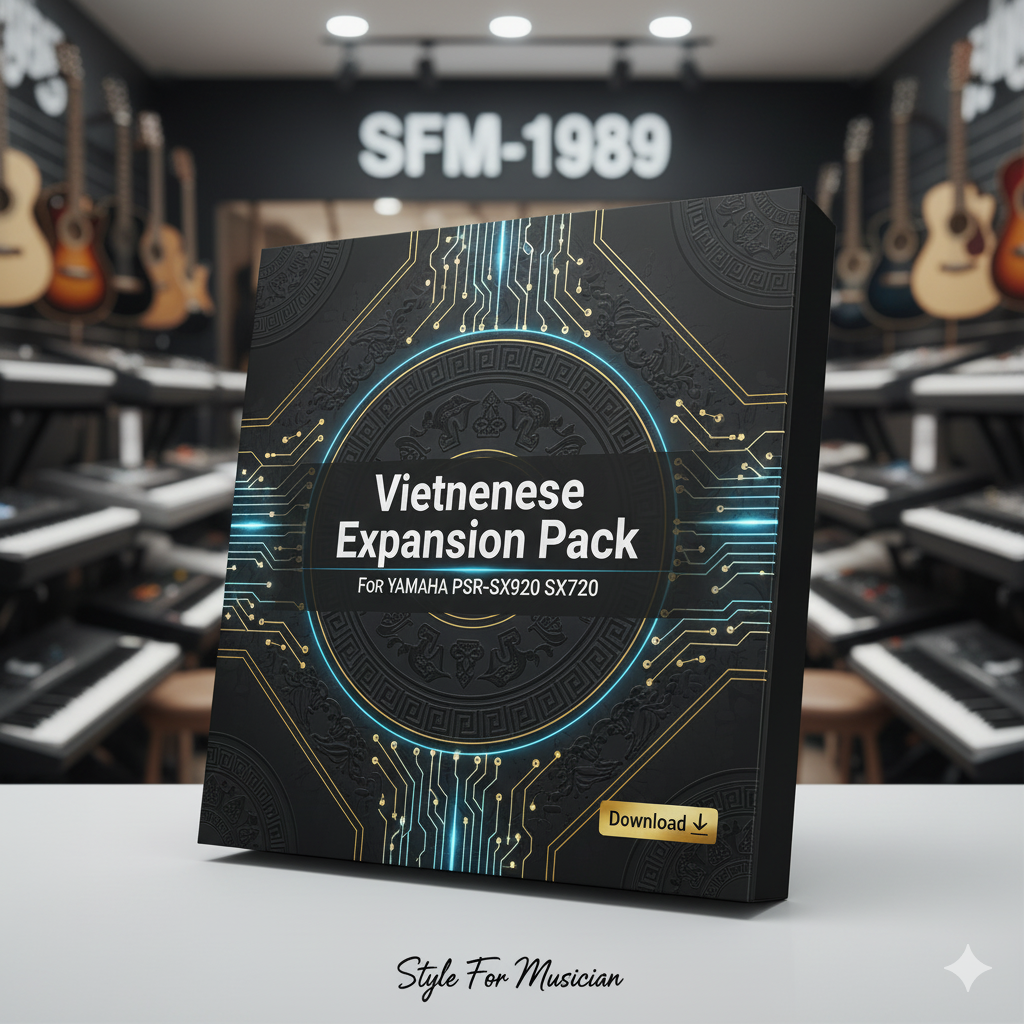 Vietnamese Expansion Pack Sample For Yamaha Keyboard PSR-SX920 SX720 Download