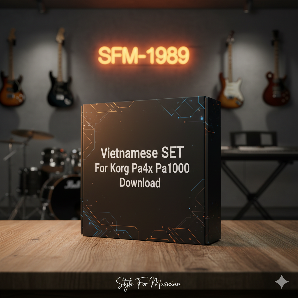 Vietnamese SET For Korg Pa4x Pa1000 Download Style Voice