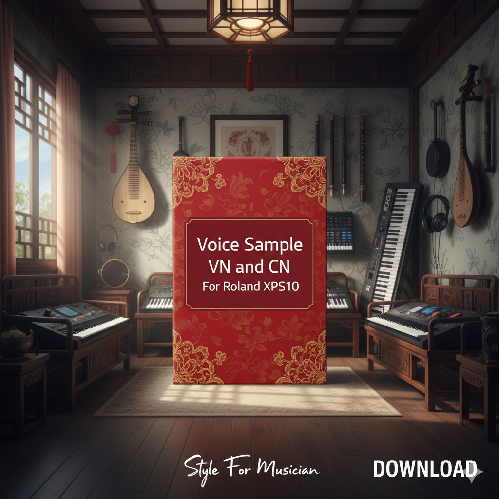 Demo Sample Voice Vietnamese and Chinese For Roland XPS10