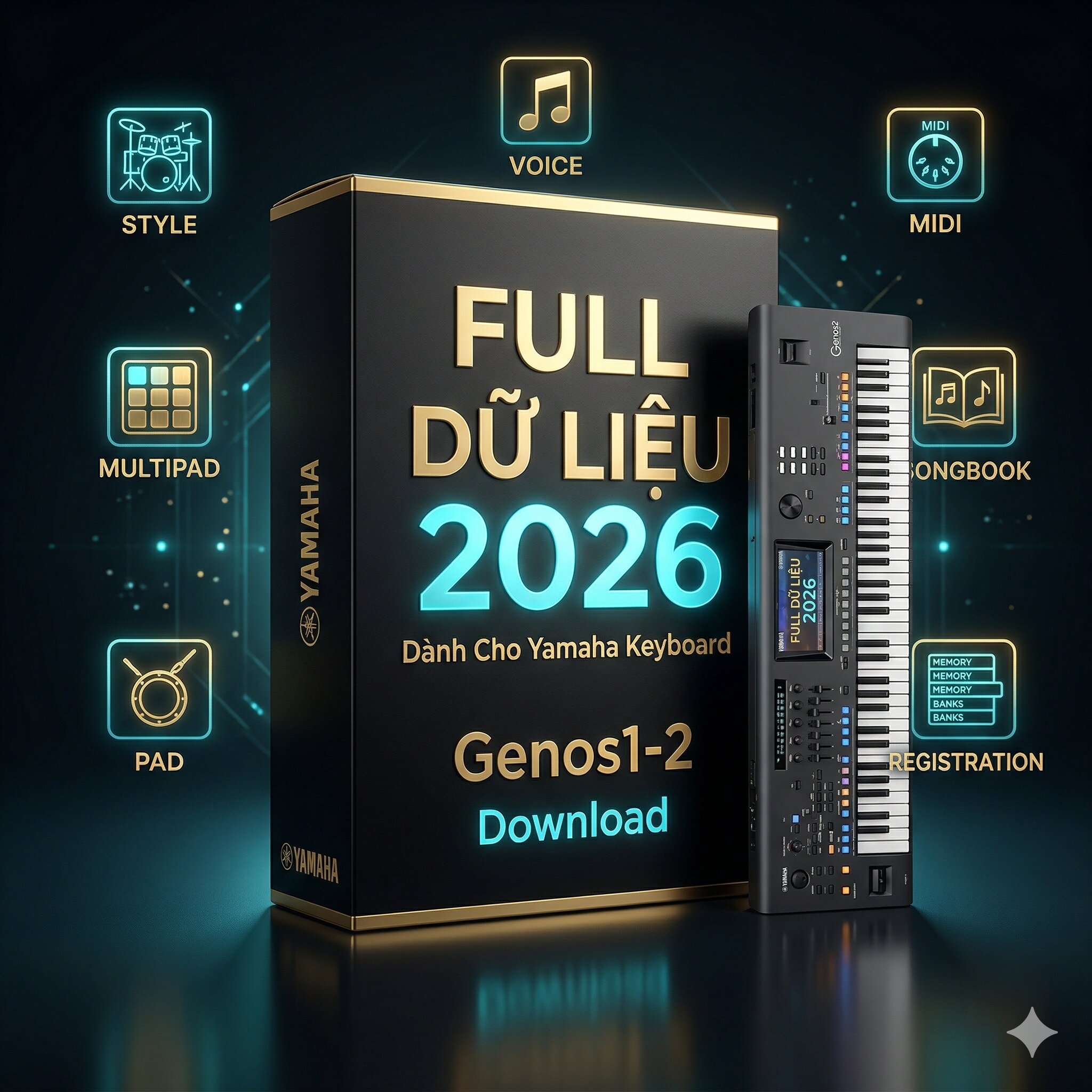 400 Styles New Update 2026 For Yamaha Keyboard Genos1-2 SX920 SX720 SX900 SX700 S970 S975 S775 S770 Tyros12345 Download