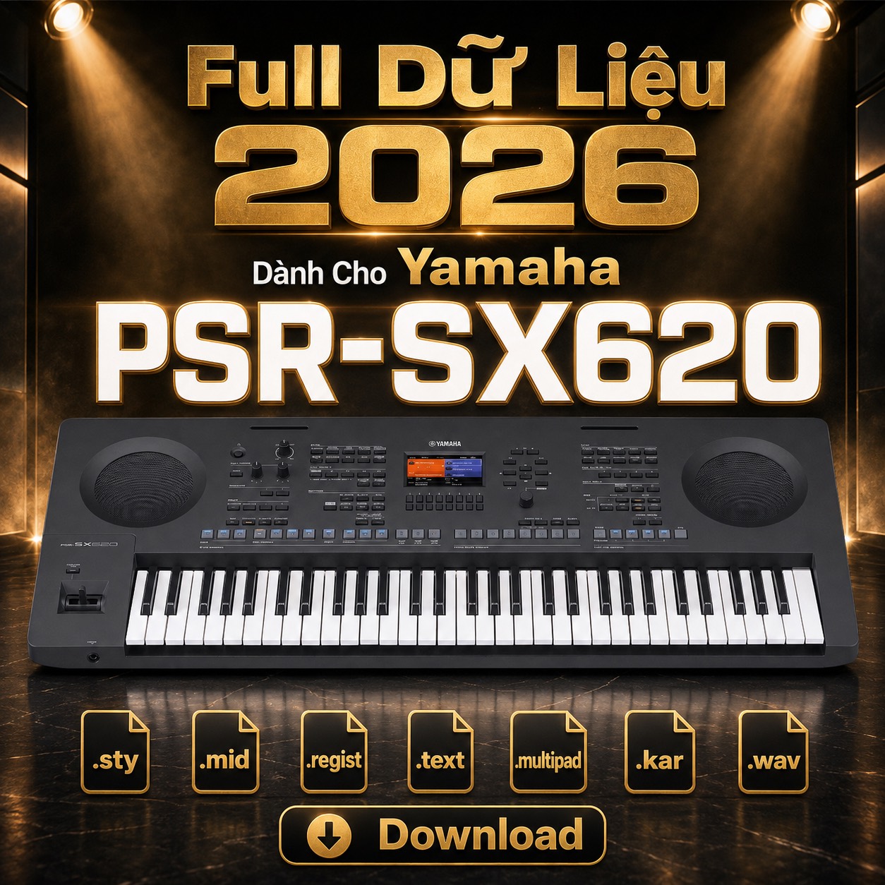 PSR-SX620 2026 USB Songbook – Powerful Yamaha Styles